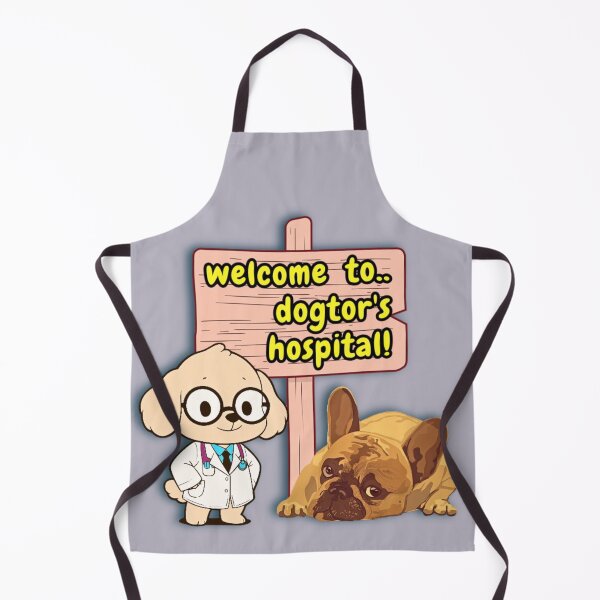 Item preview, Welcome to Dogtor's Hospital Funny Dog Art designed and sold by ExploreAura Studio.