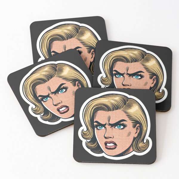 Item preview, Lichtenstein-Inspired Pop Art Print designed and sold by PinUpPizzazz.