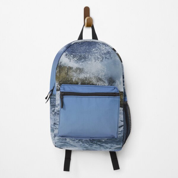 Item preview, Ocean Waves Splashing on the Rocks designed and sold by juststartok.