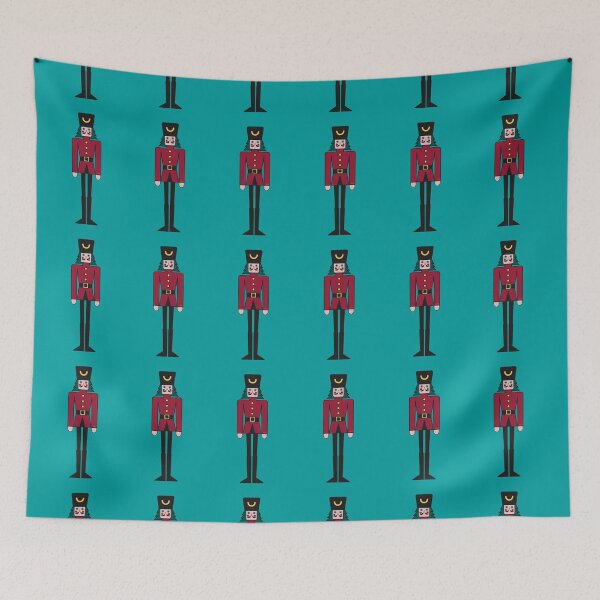 Item preview, Modern Minimalist Nutcracker Soldier Illustration | Christmas Decor Art | YLDS Holiday Collection designed and sold by YLDSPARK.