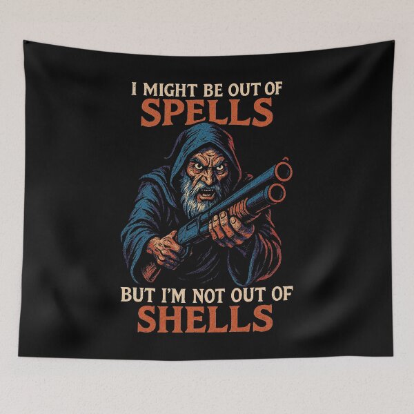 Item preview, Out of Spells Not Out of Shells Cleric Design designed and sold by Victor Shadehorn.
