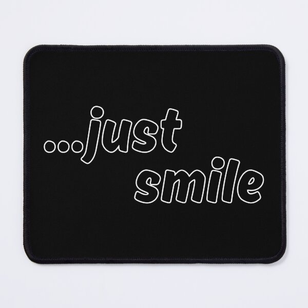 Item preview, Just Smile - Positive Minimalist Quote designed and sold by TherezaDesign.