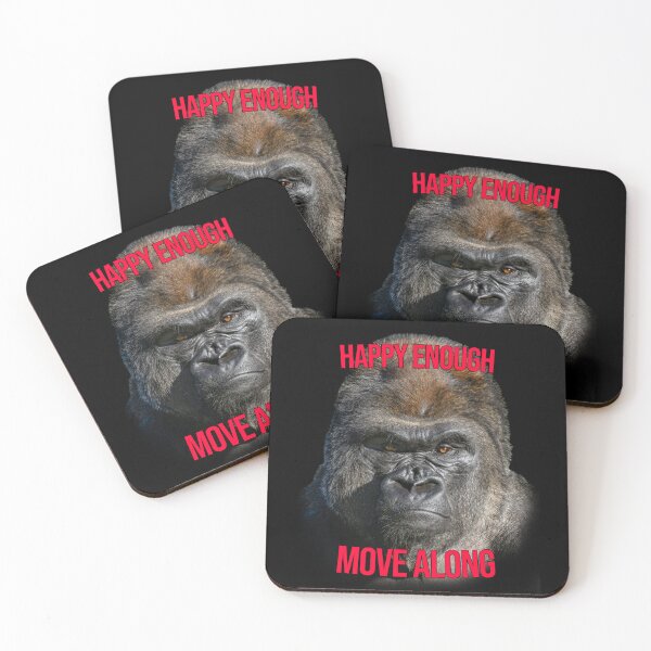Item preview, Happy Enough – Move Along Gorilla designed and sold by JWJ Photographs.