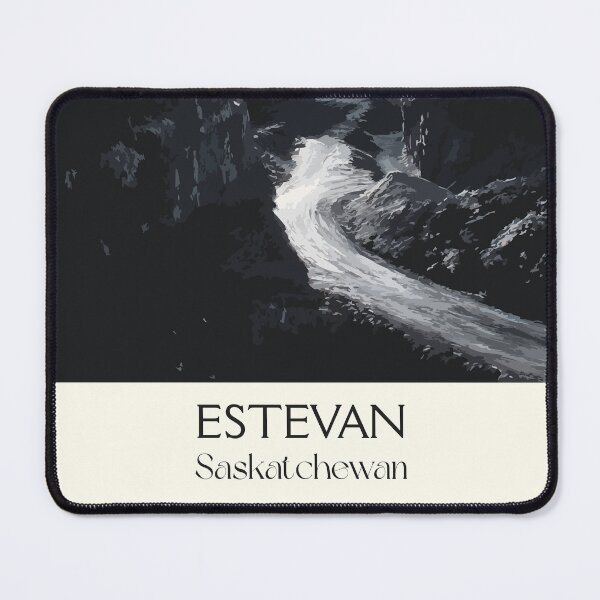 Item preview, Estevan Saskatchewan | Coal Country & Canyon Landscape Art Print designed and sold by TuncGK.
