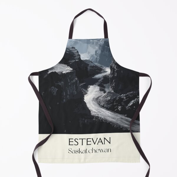 Item preview, Estevan Saskatchewan | Coal Country & Canyon Landscape Art Print designed and sold by TuncGK.