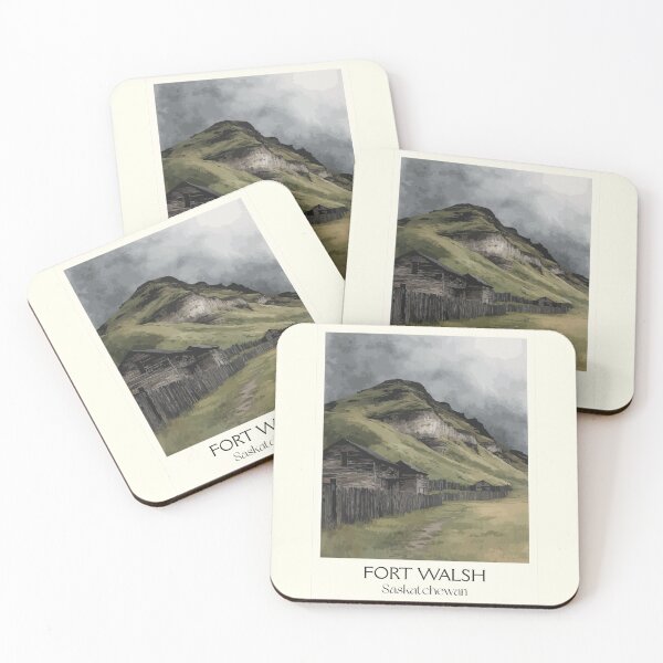Item preview, Fort Walsh National Historic Site | Cypress Hills Hills Art Print designed and sold by TuncGK.
