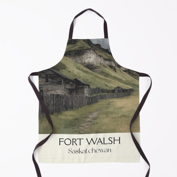 Item preview, Fort Walsh National Historic Site | Cypress Hills Hills Art Print designed and sold by TuncGK.