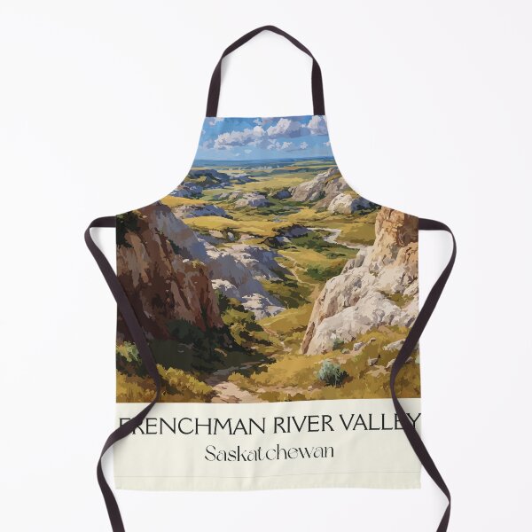 Item preview, Frenchman River Valley Saskatchewan | Badlands Canyon Art Print designed and sold by TuncGK.