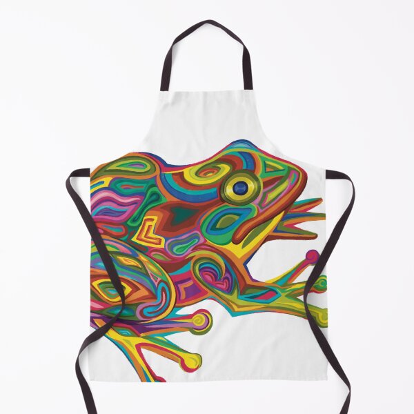 Item preview, abstract frog designed and sold by Dybbuk-Debunked.
