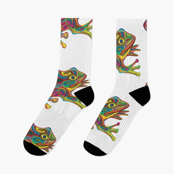 Item preview, abstract frog designed and sold by Dybbuk-Debunked.