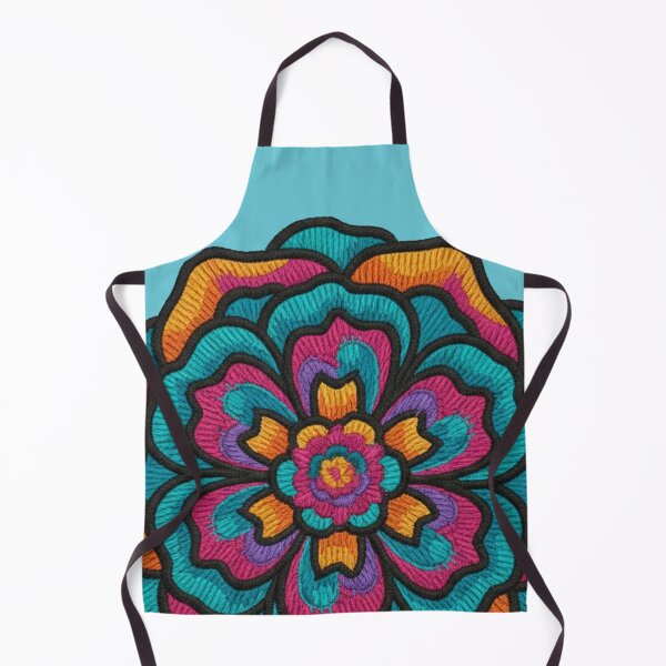Item preview, EMBROIDERED FLOWER PATCH designed and sold by infinitearte.