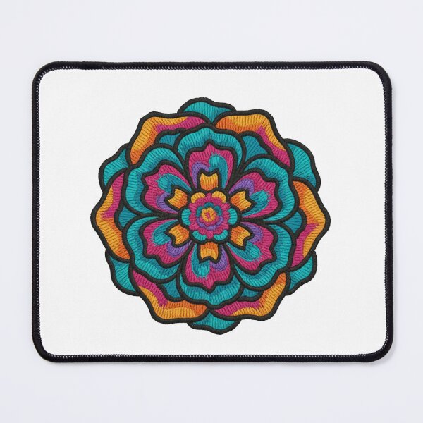 Item preview, EMBROIDERED FLOWER PATCH designed and sold by infinitearte.