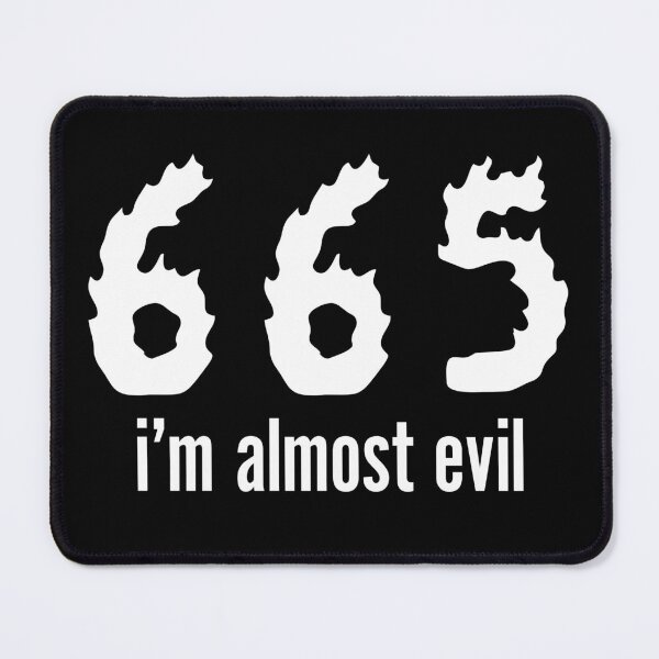 Item preview, 665 Almost Evil Funny Devilish Humor Design designed and sold by Victor Shadehorn.