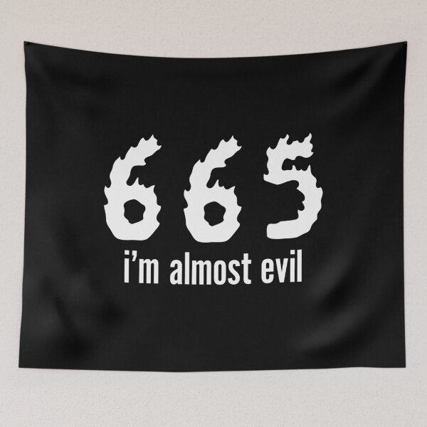 Item preview, 665 Almost Evil Funny Devilish Humor Design designed and sold by Victor Shadehorn.