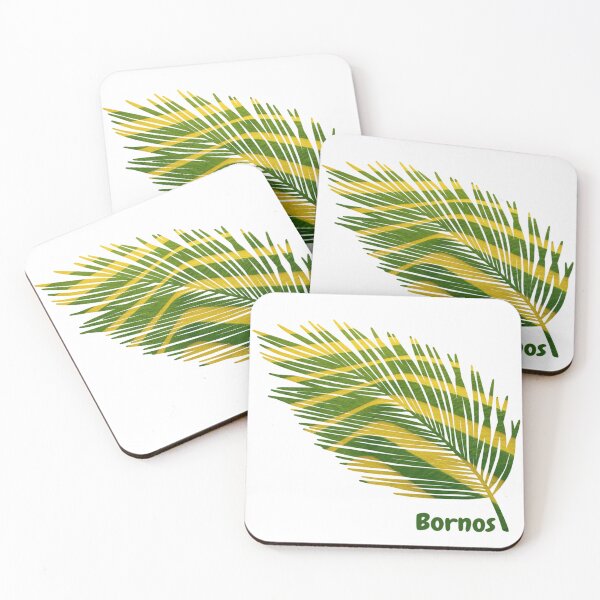Item preview, Abstract Flag of Bornos – Feather Shape Design designed and sold by ArteJorge48.