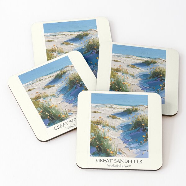 Item preview, Great Sandhills Saskatchewan | Active Sand Dunes Art Print designed and sold by TuncGK.