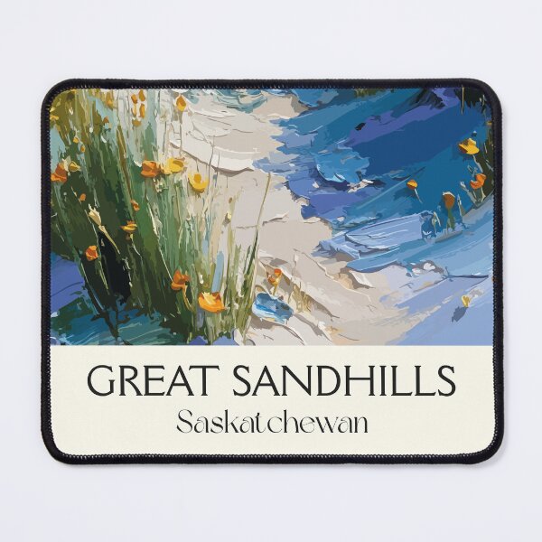 Item preview, Great Sandhills Saskatchewan | Active Sand Dunes Art Print designed and sold by TuncGK.