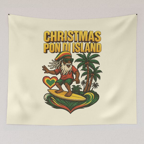 Item preview, Christmas Pon Di Island designed and sold by SavvyEarth.