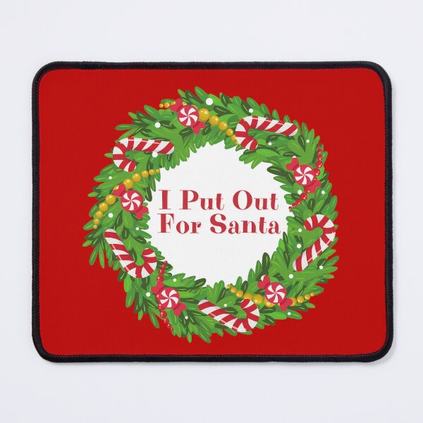 Item preview, WREATH: I Put Out For Santa - funny Christmas holidays signs designed and sold by DesignsFromTW-S.