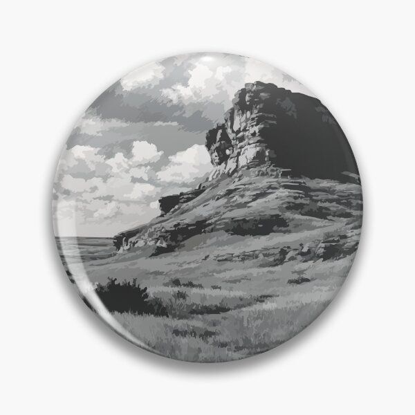 Item preview, Kindersley Saskatchewan | Prairie Mesa & Big Sky Art Print designed and sold by TuncGK.