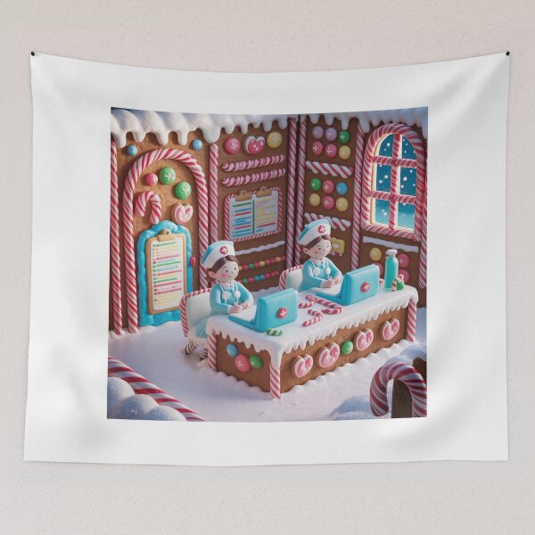 Item preview, Gingerbread Nurse Station designed and sold by McVrax.