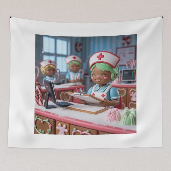 Item preview, Gingerbread Nurse Station designed and sold by McVrax.