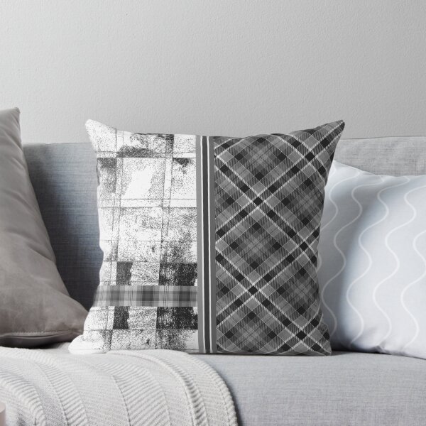 Item preview, Urban Grunge Plaid & Textured Abstract Pattern designed and sold by dnyl.