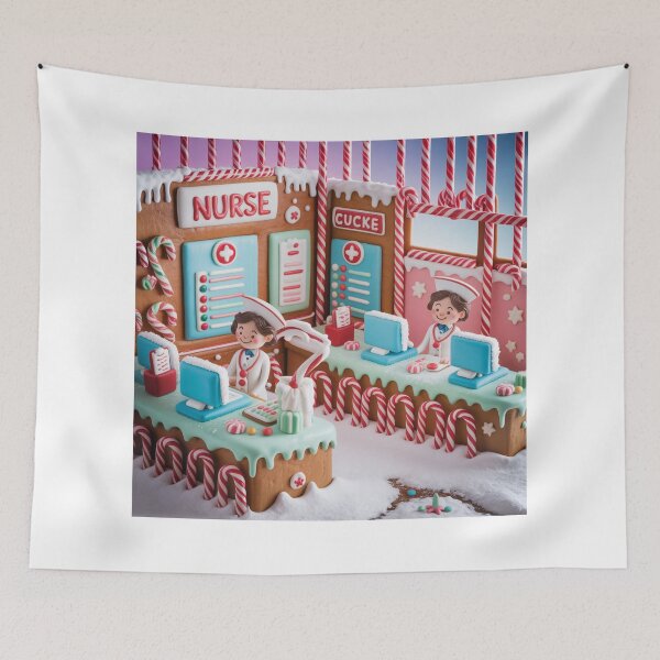Item preview,  Gingerbread Nurse Station designed and sold by McVrax.