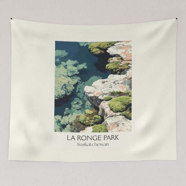 Item preview, Lac La Ronge Provincial Park | Canadian Shield Rocks & Water Art Print designed and sold by TuncGK.