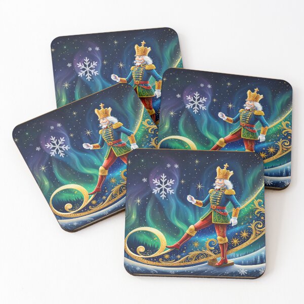 Item preview, Nutcracker Christmas Card Background designed and sold by Sharon Schwalbe.