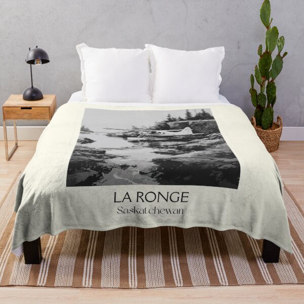 Item preview, La Ronge Saskatchewan | Floatplane & Northern Lake Art Print designed and sold by TuncGK.