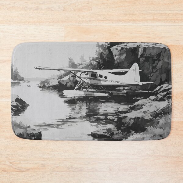 Item preview, La Ronge Saskatchewan | Floatplane & Northern Lake Art Print designed and sold by TuncGK.