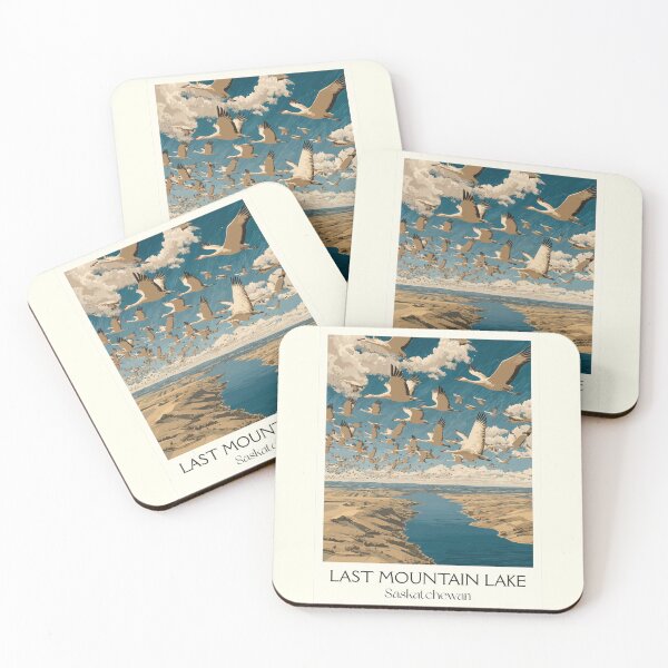 Item preview, Last Mountain Lake | Bird Sanctuary & Wetlands Art Print designed and sold by TuncGK.