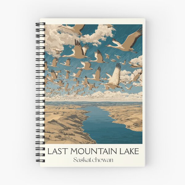 Item preview, Last Mountain Lake | Bird Sanctuary & Wetlands Art Print designed and sold by TuncGK.