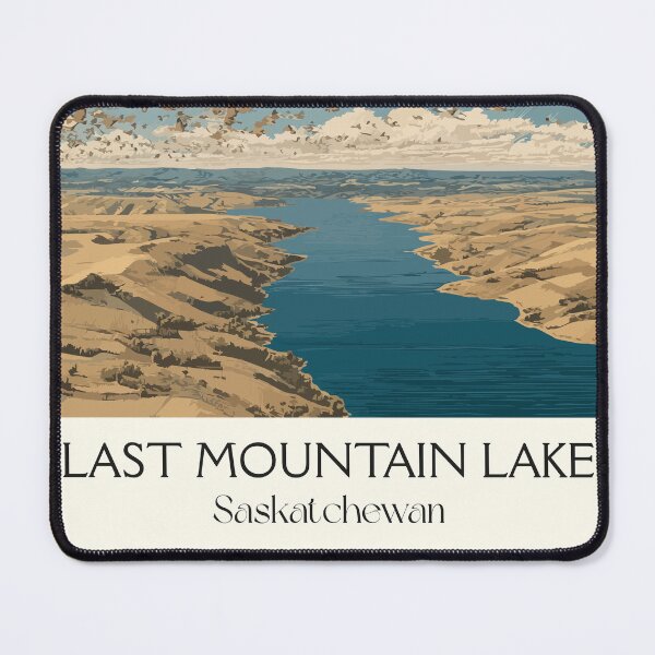 Item preview, Last Mountain Lake | Bird Sanctuary & Wetlands Art Print designed and sold by TuncGK.