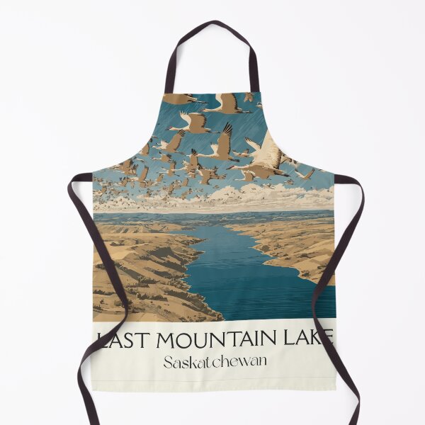 Item preview, Last Mountain Lake | Bird Sanctuary & Wetlands Art Print designed and sold by TuncGK.