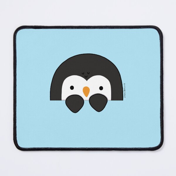 Item preview, Curious Penguin peeking designed and sold by julianamotzko.