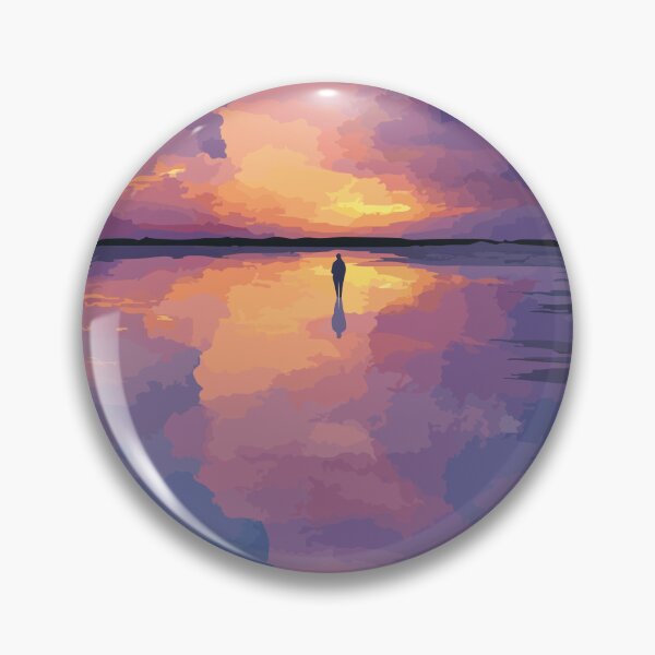 Item preview, Little Manitou Lake | Sunset Water & Healing Mineral Spa Art Print designed and sold by TuncGK.