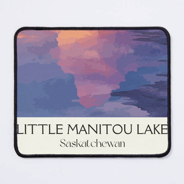 Item preview, Little Manitou Lake | Sunset Water & Healing Mineral Spa Art Print designed and sold by TuncGK.