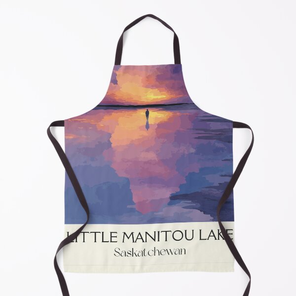 Item preview, Little Manitou Lake | Sunset Water & Healing Mineral Spa Art Print designed and sold by TuncGK.