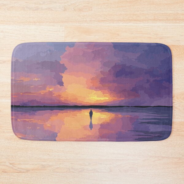 Item preview, Little Manitou Lake | Sunset Water & Healing Mineral Spa Art Print designed and sold by TuncGK.