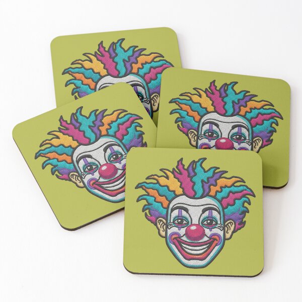 Item preview, EMBROIDERED PATCH OF A CLOWN designed and sold by infinitearte.