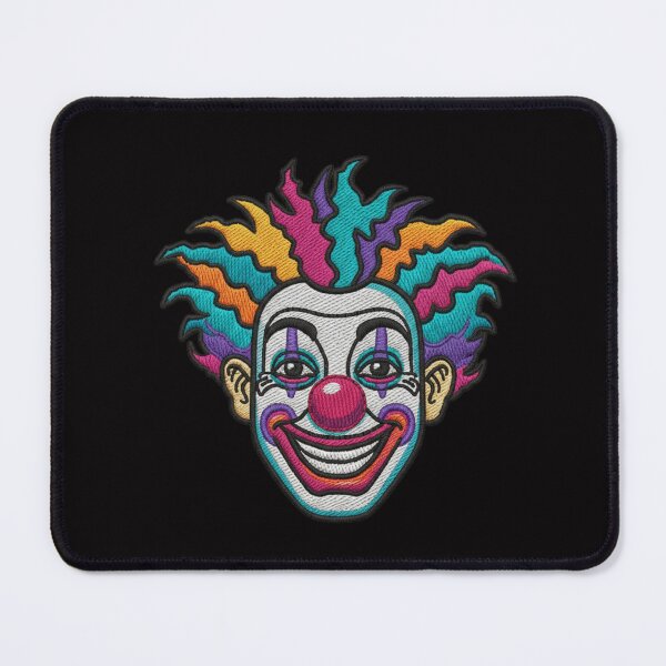 Item preview, EMBROIDERED PATCH OF A CLOWN designed and sold by infinitearte.