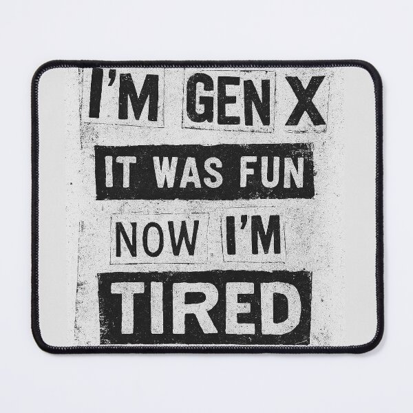 Item preview, "I'm Gen X" - 1990s vintage zine punk rock retro vibe designed and sold by DiamondSkyShirt.