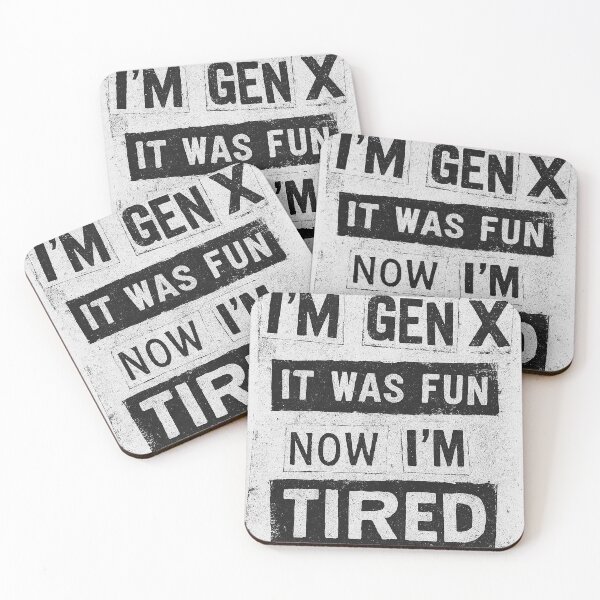 Item preview, "I'm Gen X" - 1990s vintage zine punk rock retro vibe designed and sold by DiamondSkyShirt.