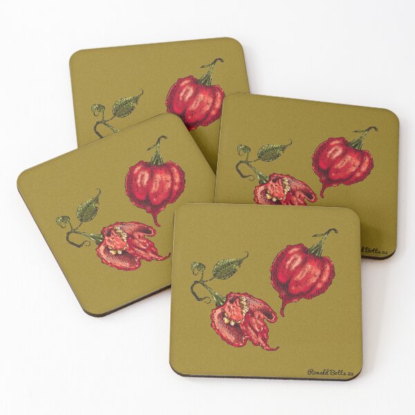 Item preview, Carolina Reaper Peppers  designed and sold by RonaldBottsArt.