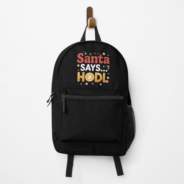 Item preview, Santa says: HODL, bitcoin crypto christmas designed and sold by NoetherSym.