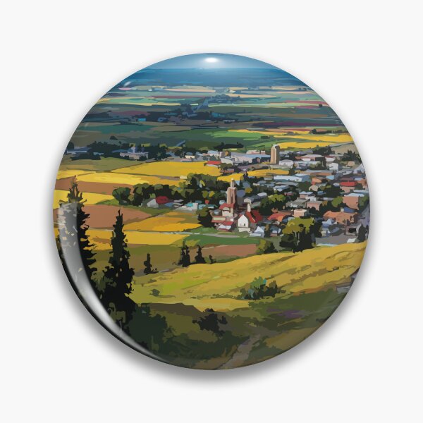 Item preview, Melfort Saskatchewan | Northern Lights City & Agriculture Art Print designed and sold by TuncGK.