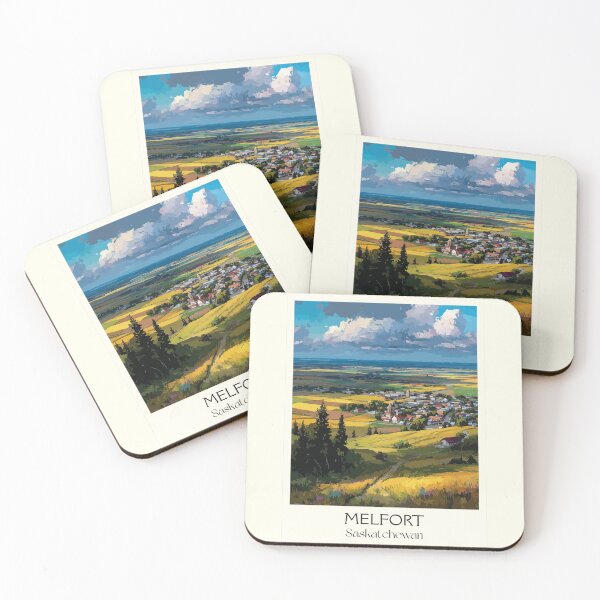 Item preview, Melfort Saskatchewan | Northern Lights City & Agriculture Art Print designed and sold by TuncGK.
