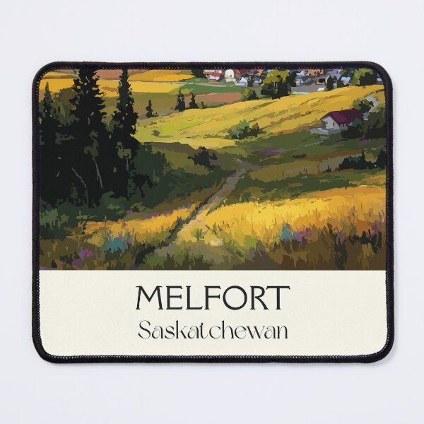 Item preview, Melfort Saskatchewan | Northern Lights City & Agriculture Art Print designed and sold by TuncGK.